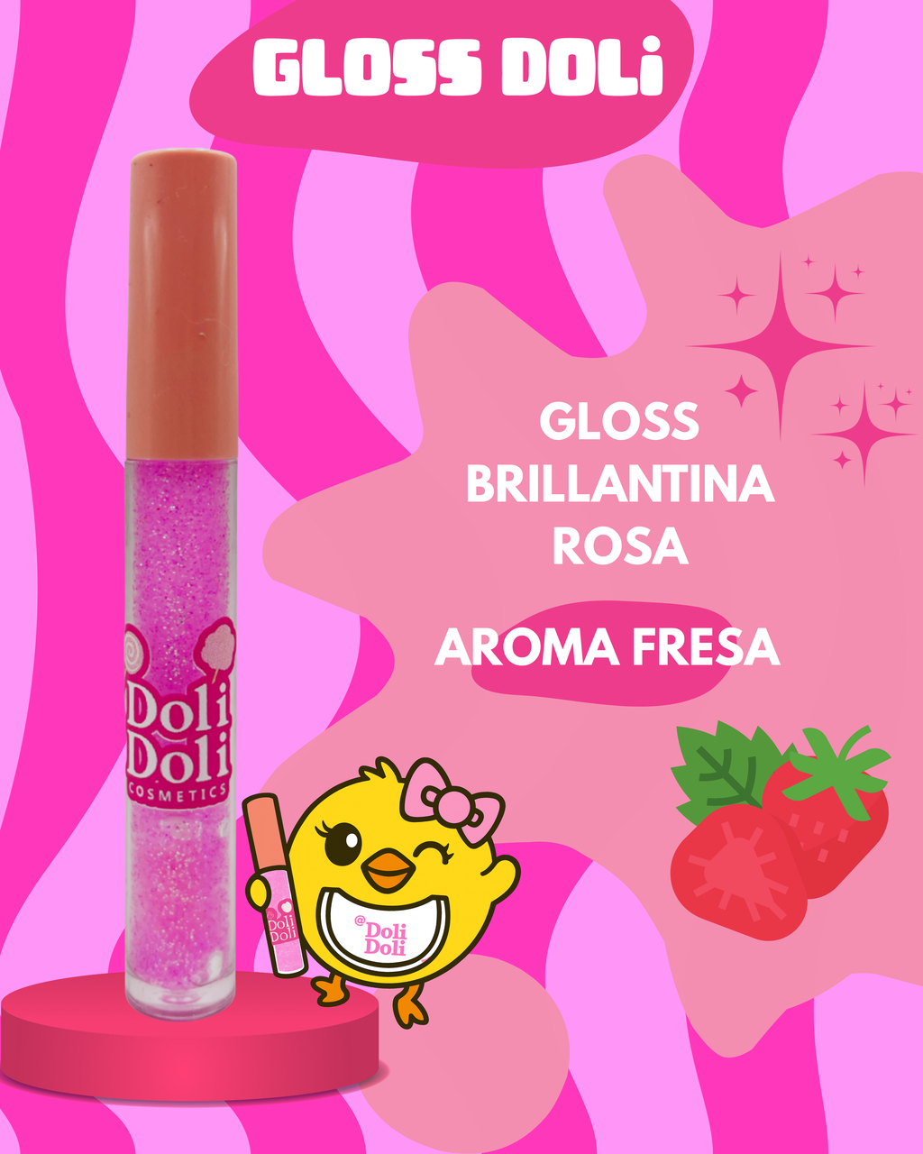Gloss Doli Brillantina Rosa